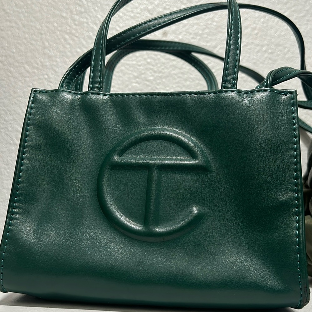 Telfar Mini Shopper Bag Olive